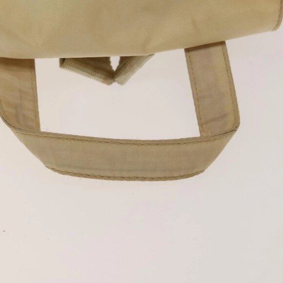 PRADA Backpack Nylon Beige Silver Auth bs27129 - Picture 8 of 16